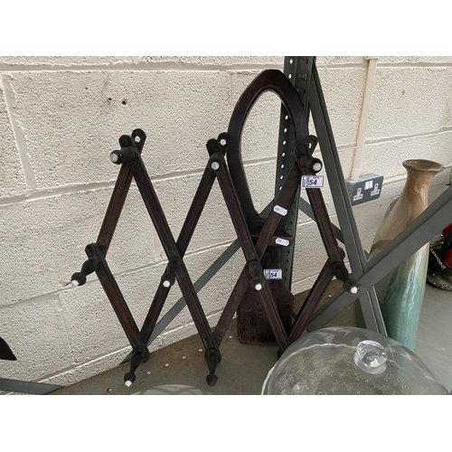 54 - Vintage coat hanger and boot jack