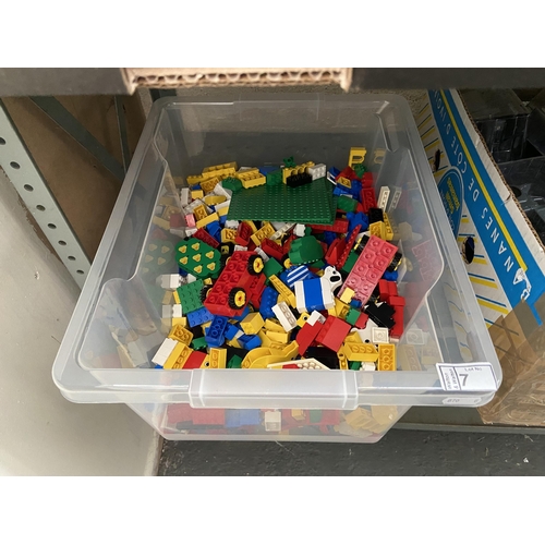 7 - Box containing Lego