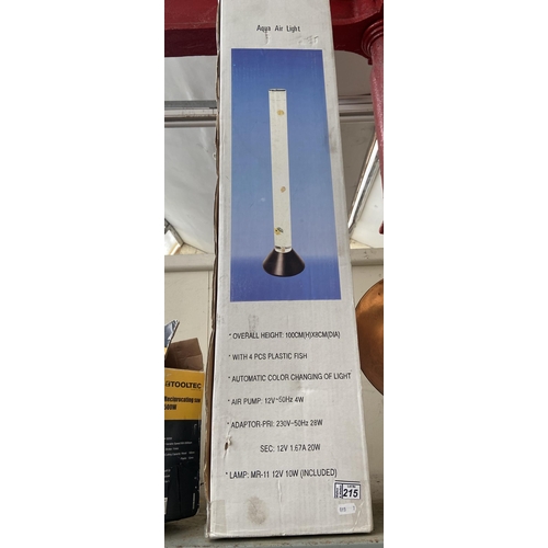 215 - Boxed aqua light