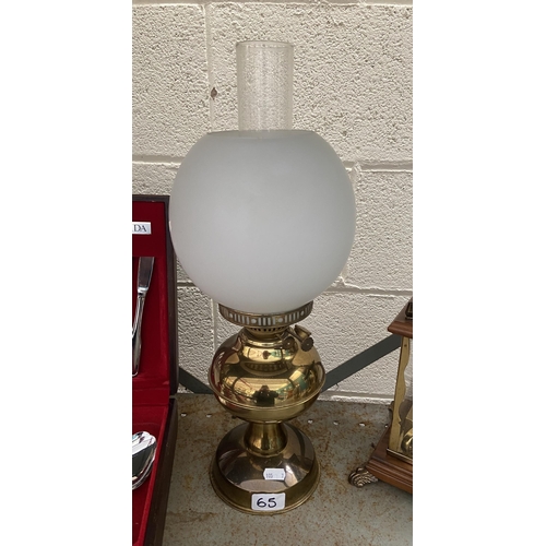 65 - Vintage oil lamp
