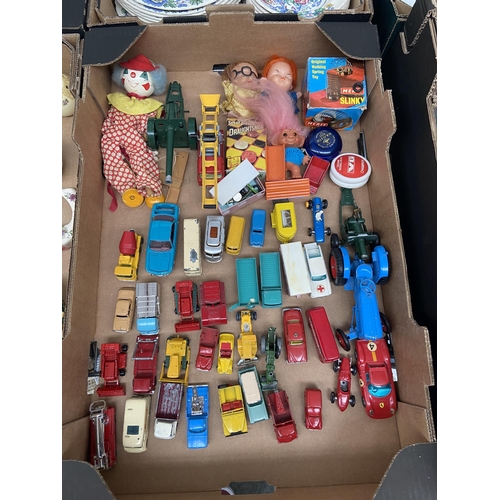 78 - Box containing model cars including Lesney and Solido