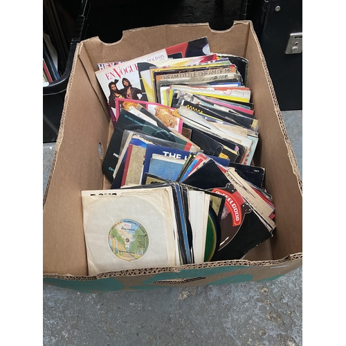 80A - Box containing LPs