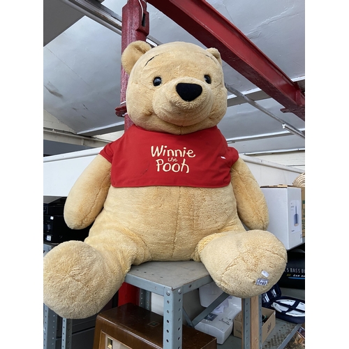 160 - A humongous Winnie-The-Pooh teddy