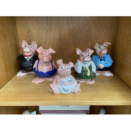 Set of Natwest pigs