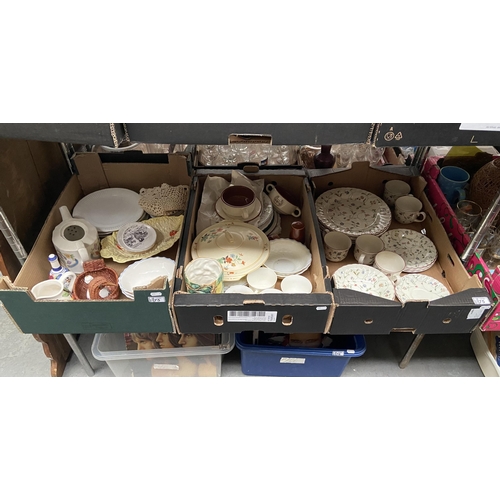 75 - 3 Boxes containing assorted China