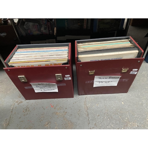89 - 2 Boxes containing LPs