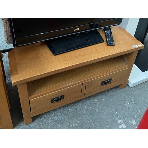 Light oak TV unit
