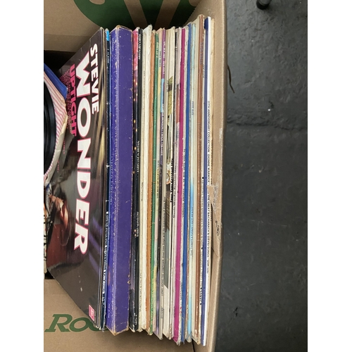 105 - Box containing LPs and singles