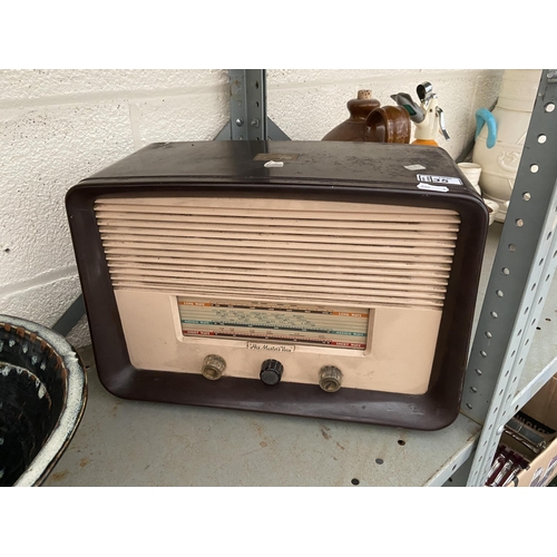 35 - Vintage HMV radio