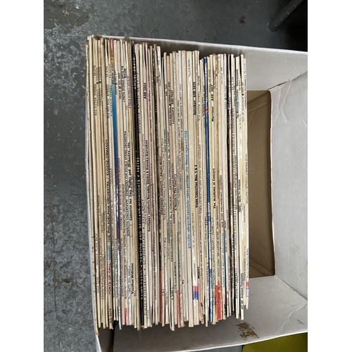 55 - Box containing classical LPs