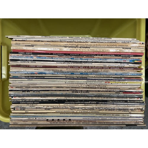 64 - Box containing classical LPs