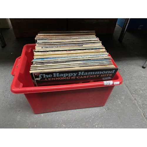 72 - Box containing assorted LPs