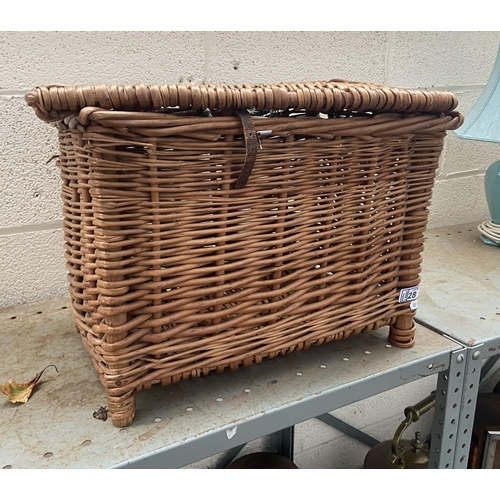 28 - Wicker fishing basket