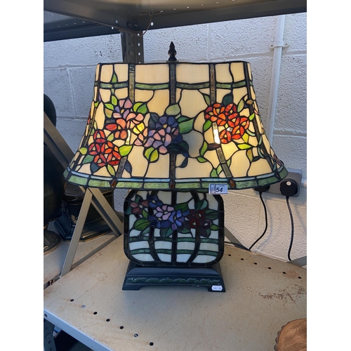 54 - Large Tiffany style lamp