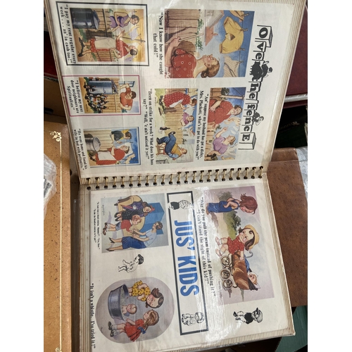 127 - 4 Albums containing postcards and vintage photographs etc