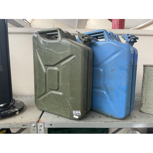 249 - 2 Jerry cans