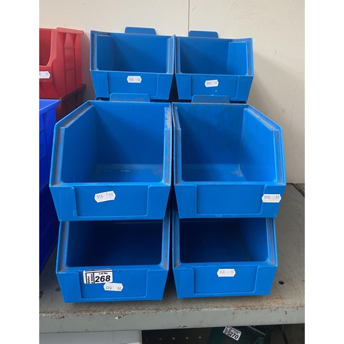 268 - 10 Storage trays