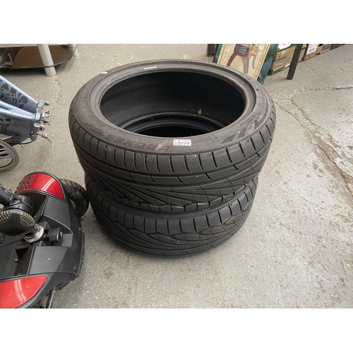 298 - Pair of Toyo 195/45/16 tyres