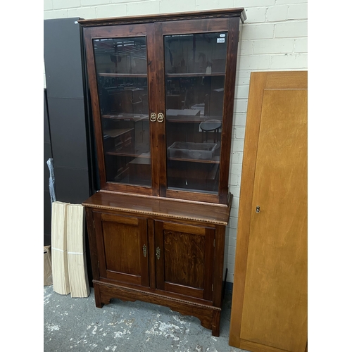 396 - Glazed display cupboard