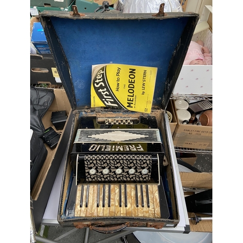 504 - Accordion and case