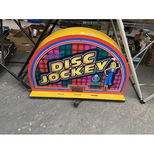 509 - Illuminated 'Disc Jockey' sign