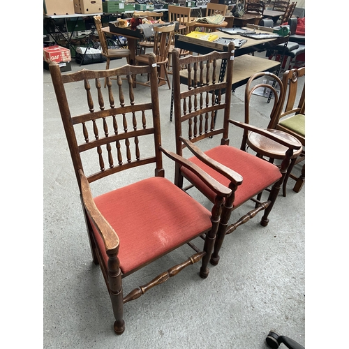 537 - 2 Dining chairs