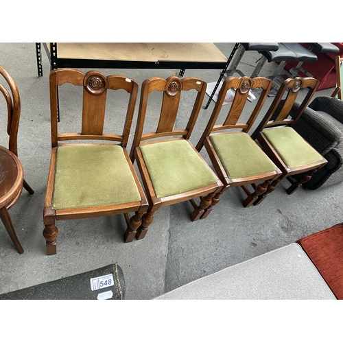 539 - 4 Dining chairs