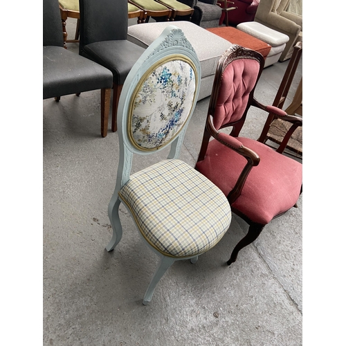 551 - Painted bedroom chair