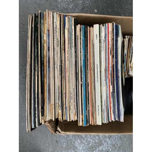 102 - Box containing LPs and singles