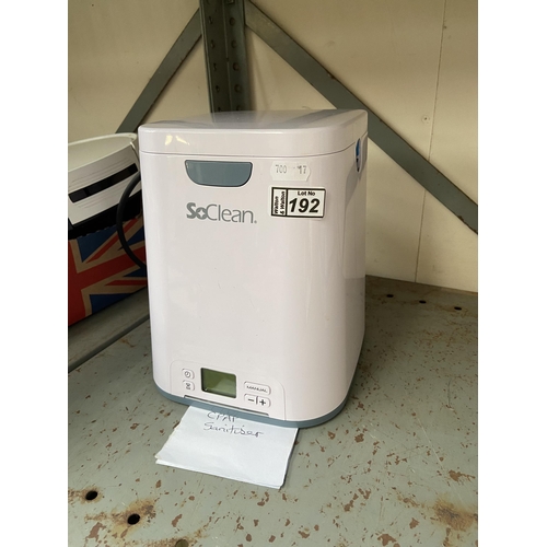 192 - Soclean CPAP sanitiser