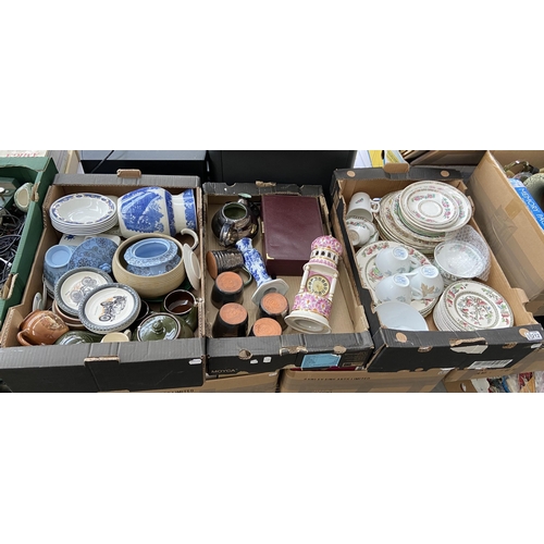 212 - 3 Boxes containing Indian Tree China etc