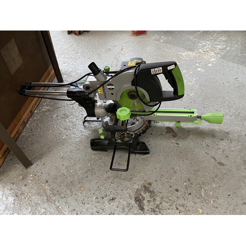 220 - Evolution chop saw (as new)