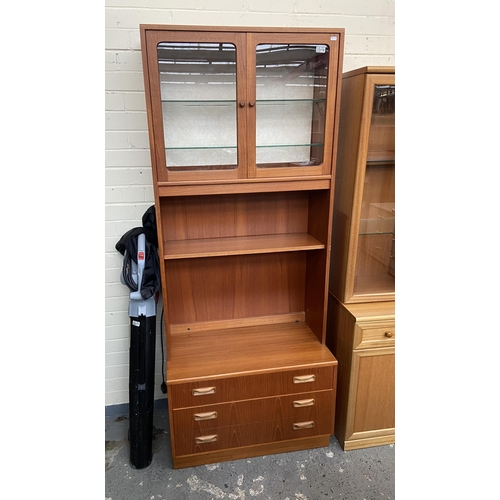 278 - G-Plan display cabinet