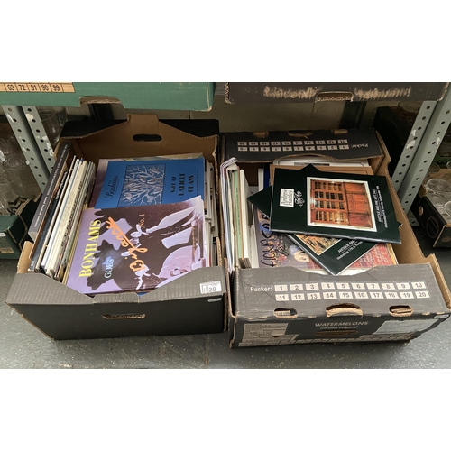 29 - 2 Boxes containing Bonhams and Hartley catalogues