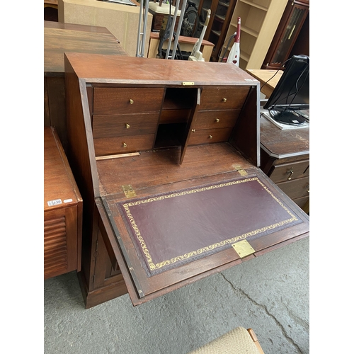 331 - Mahogany drop down bureau