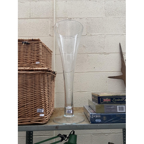 60 - Tall modern glass vase