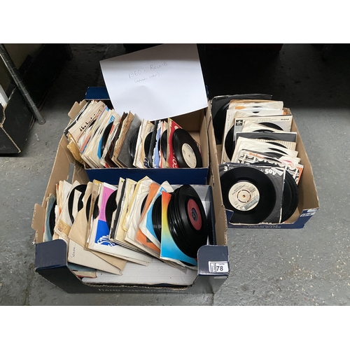 78 - 2 Boxes containing 60's records