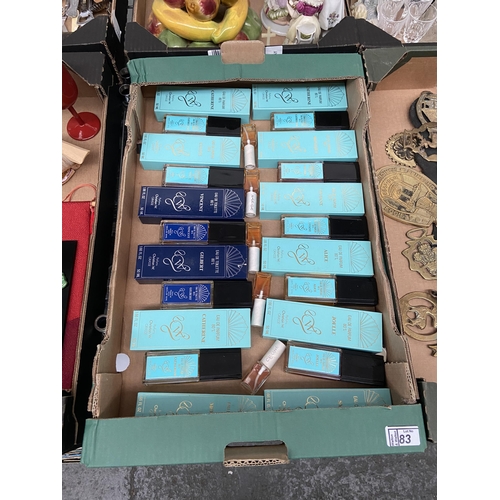 83 - Box containing French perfume