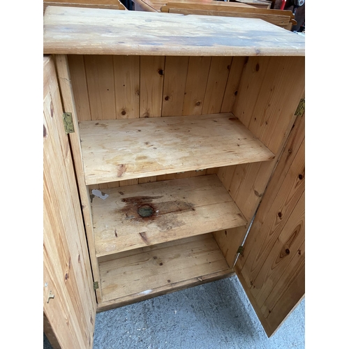 268 - Pine cupboard