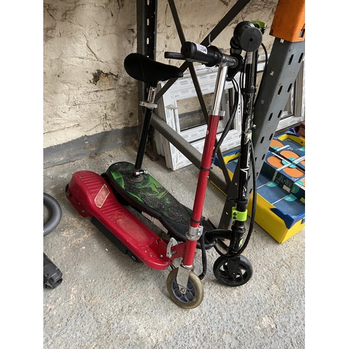 394 - 2 Electric scooters (no chargers)