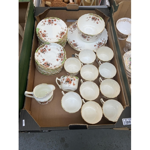 88 - Box containing Royal Albert 'Poppy' Crown China