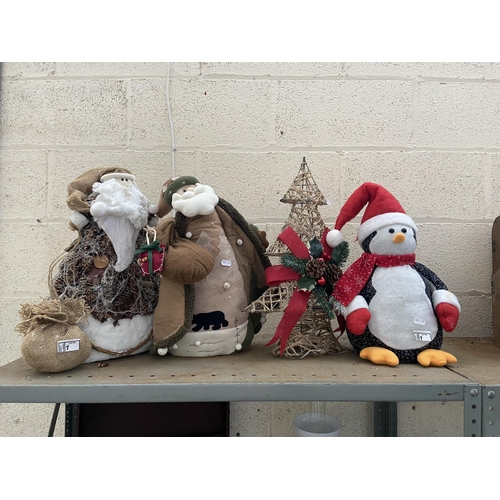 1 - 4 Christmas decorations (40cm tall)