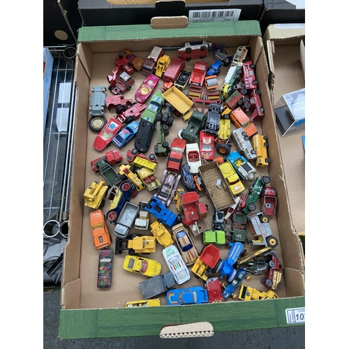 103 - Box containing Matchbox and Lesney Die-Cast vehicles