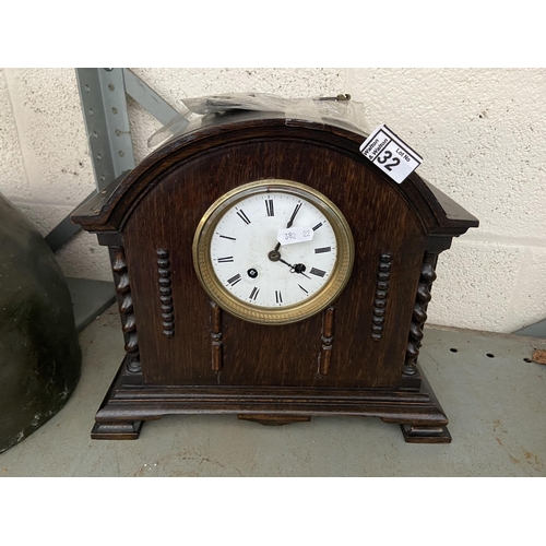 32 - French Brevete mantle clock