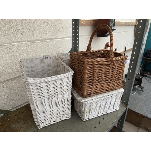 68 - 4 Small wicker baskets