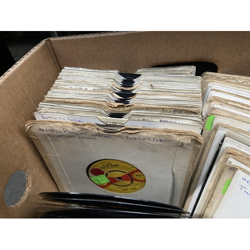 83 - Box containing singles