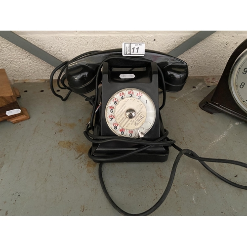 11 - Vintage rotary telephone