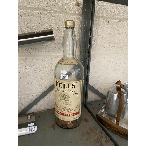 19 - Large Bell's whisky bottle