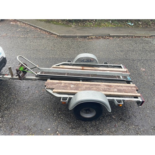 205A - Single motorcycle trailer