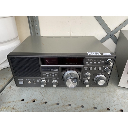 139 - Sommerkamp FRG-7700 radio